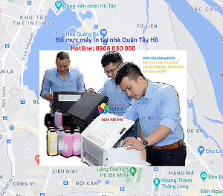 Đổ mực máy in tại đường Trích Sài Tây Hồ